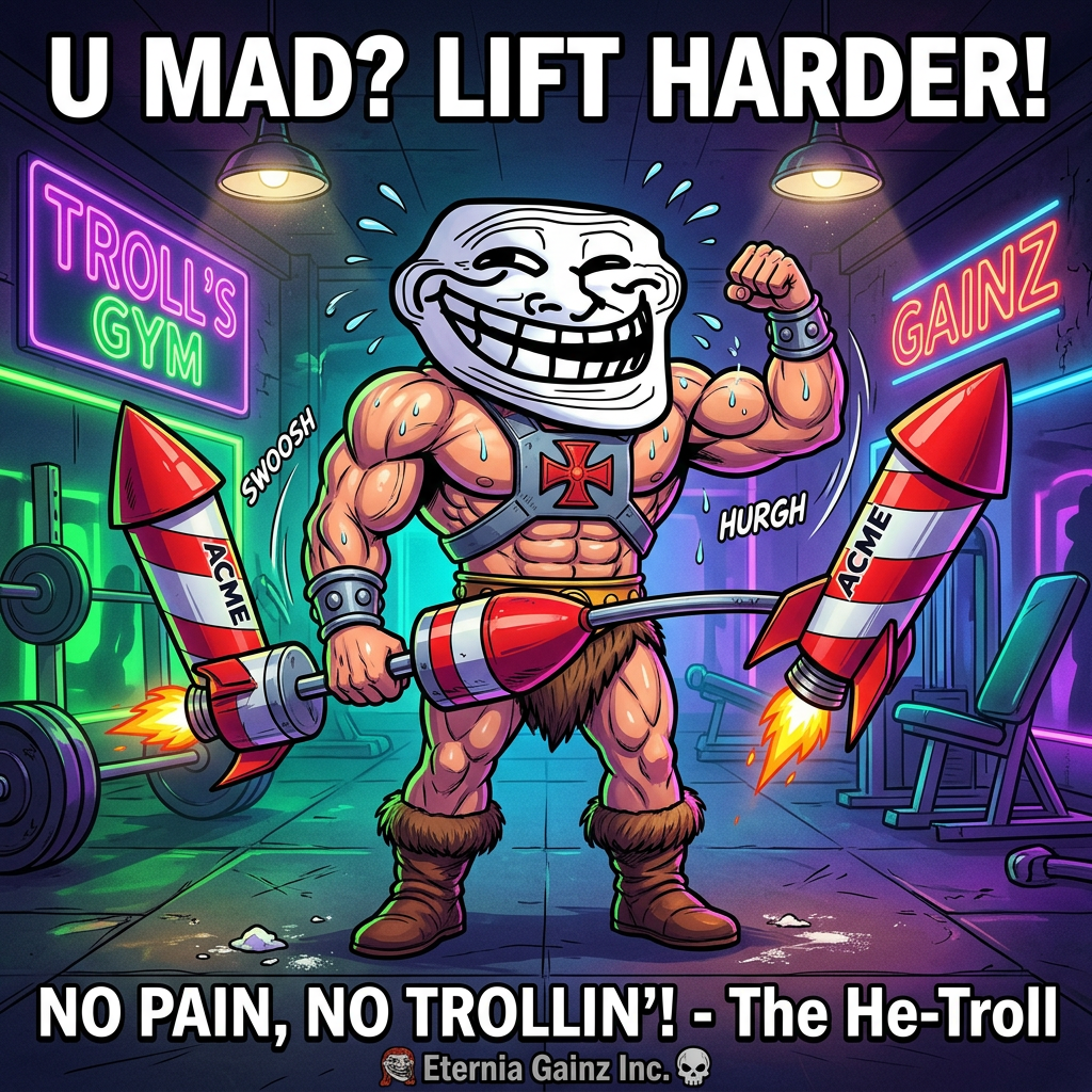 Rocket curls — leg day in Trollternia